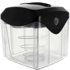 Napkin Dispenser ABS Black 15,5x13,5x15,0cm  (1 Unit)