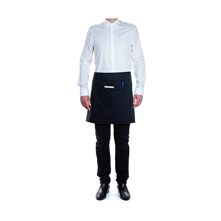 Serving apron pocket Black 75x50cm  (1 Unit) 