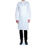 Serving apron Plasticized White 75x90cm (1 Unit) 