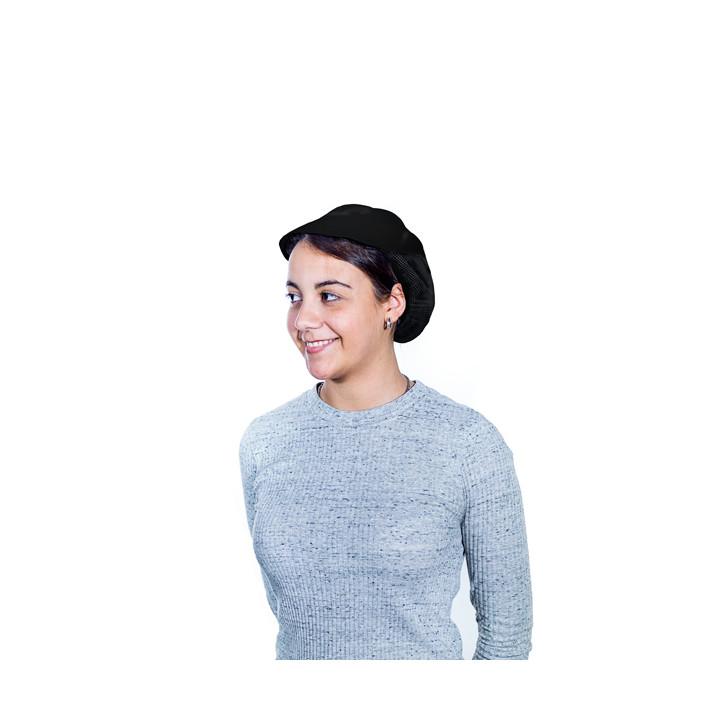 Cap with Mesh and Visor Cotton Black (1 Unit)