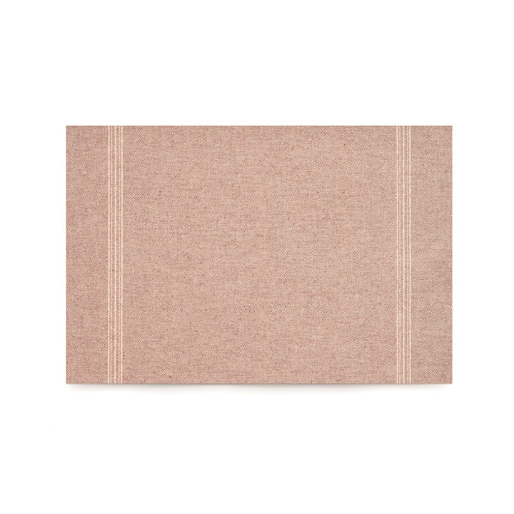 Recycled Cotton Placemat "Day Drap" Brown 32x45cm (12 Units) 