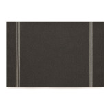 Cotton Placemat "Day Drap" Black 32x45cm (12 Units) 