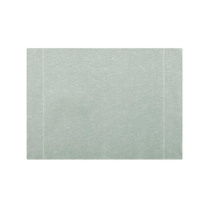 Cotton Placemat "Day Drap" Pearl Gray 32x45cm (72 Units)