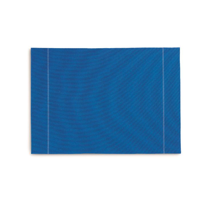 Cotton Placemat "Day Drap" Royal Blue 32x45cm (72 Units)