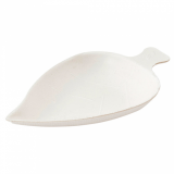 Sugarcane Mini Plate White 8x5,5cm (50 Units) 