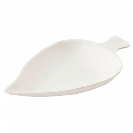 Sugarcane Mini Plate White 8x5,5cm (50 Units) 