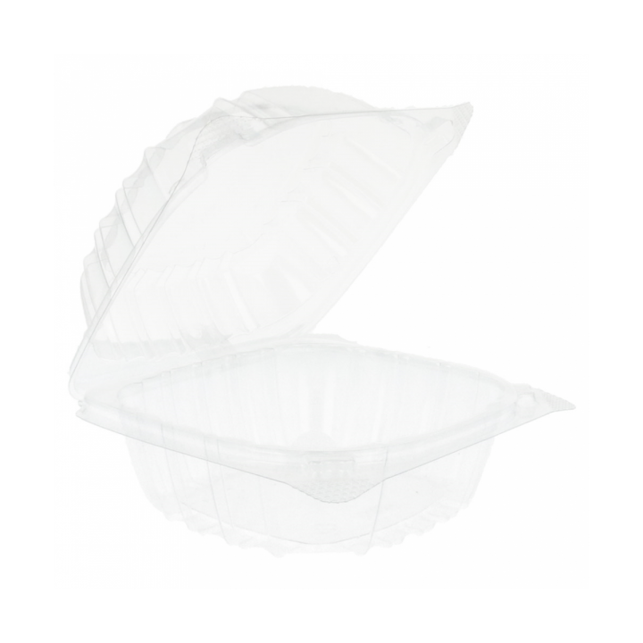 Plastic Hinged Deli Container OPS "Clear Seal" 167ml (125 Units)  