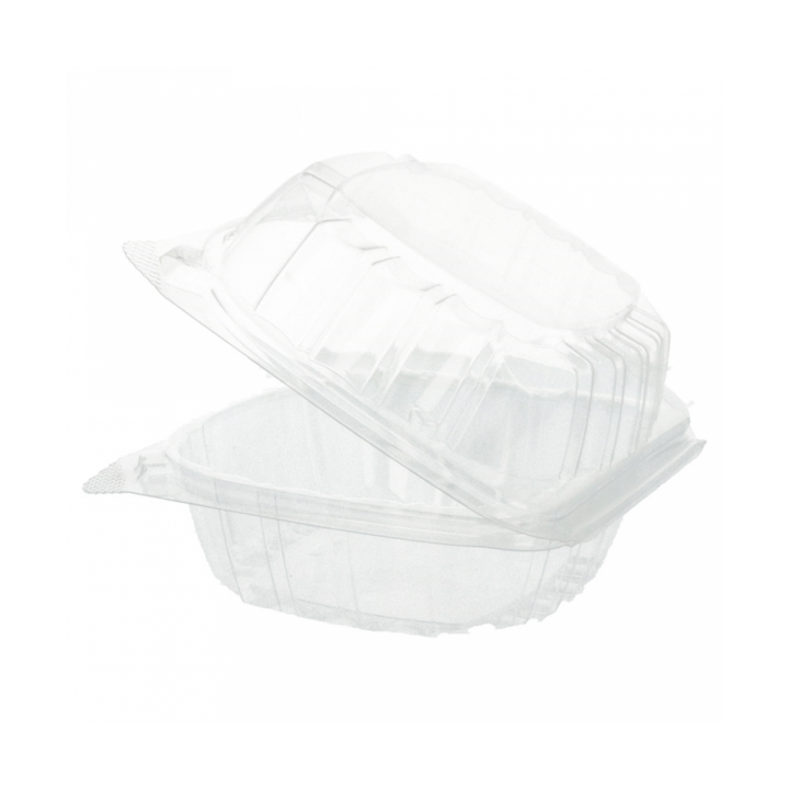 Plastic Hinged Deli Container OPS "Clear Seal" 167ml (125 Units)  