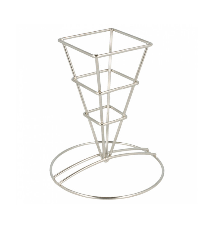 Serving Basket Containers Steel 6,4x13,3cm (12 Units)
