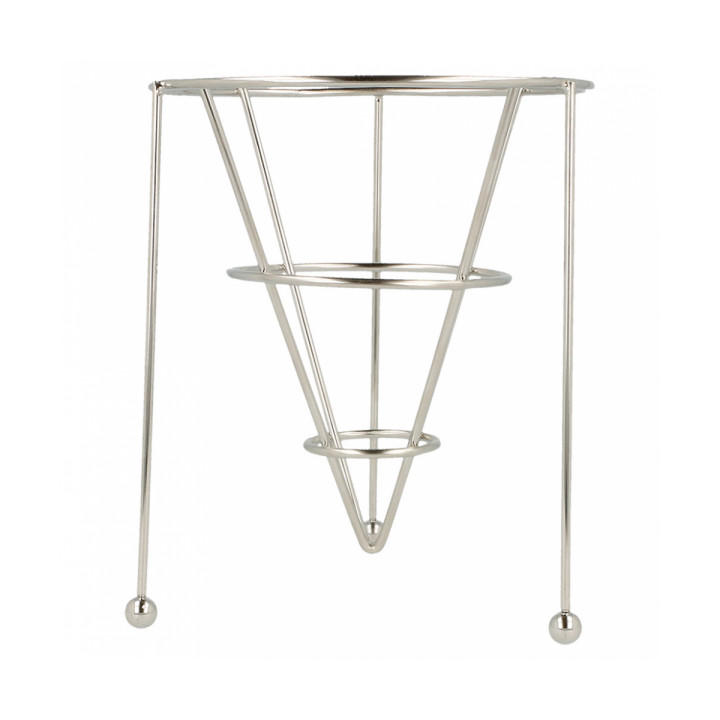 Serving Basket Containers Steel Stackable Ø12,7x15,2cm (12 Units)