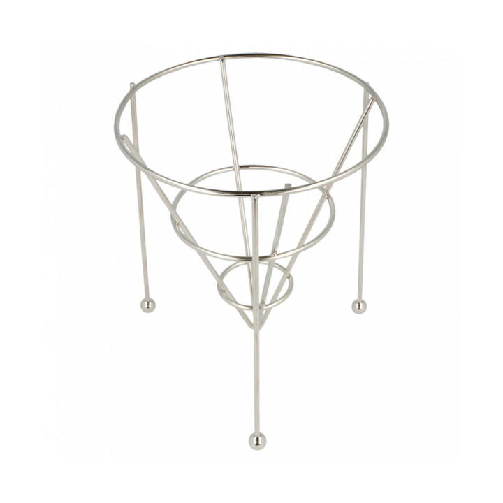 Serving Basket Containers Steel Stackable Ø12,7x15,2cm (12 Units)