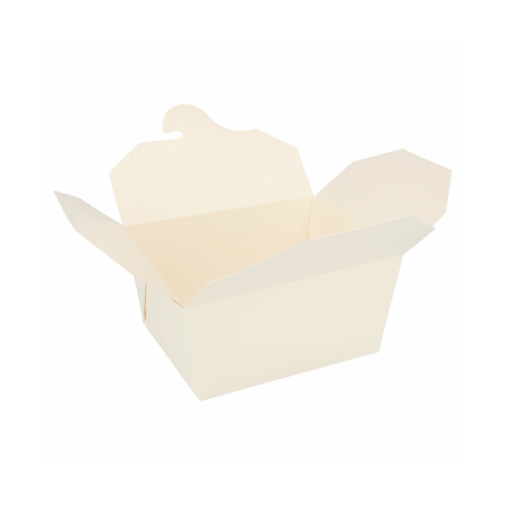 Paper Take-out Container "American" White 11,3x9x6,4cm 780ml (50 Units) 