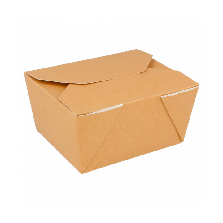 Paper Take-out Container "American" Natural 11,3x9x6,4cm 780ml (50 Units) 