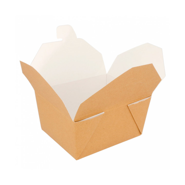 Paper Take-out Container "American" Natural 11,3x9x6,4cm 780ml (50 Units) 