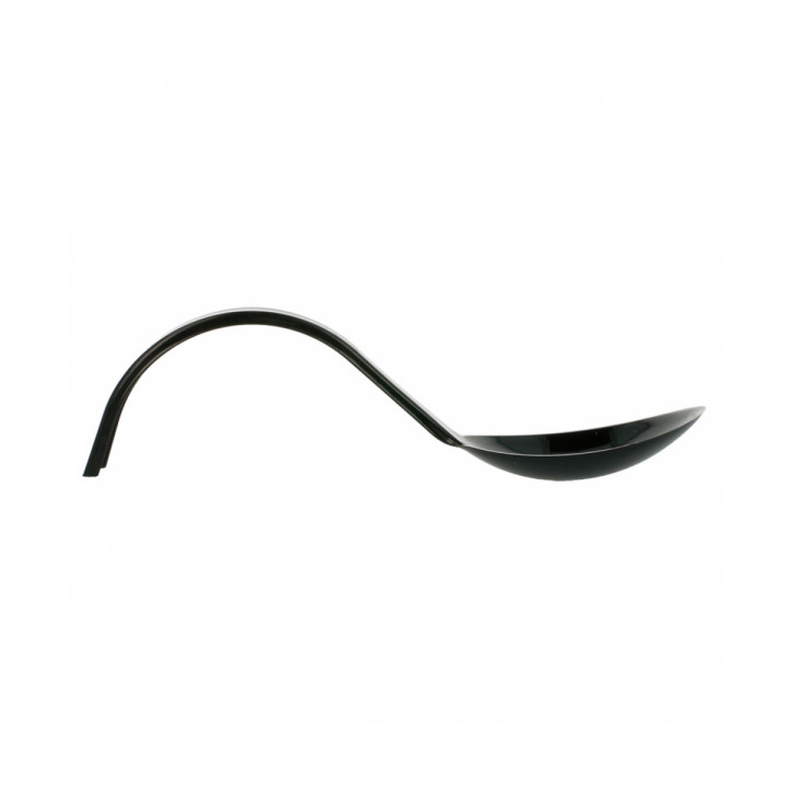 Tasting Spoon PS Curved Black 13 cm (50 Units) 