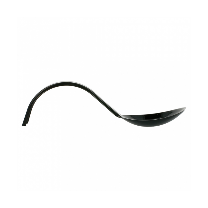 Tasting Spoon PS Curved Black 13 cm (500 Units)