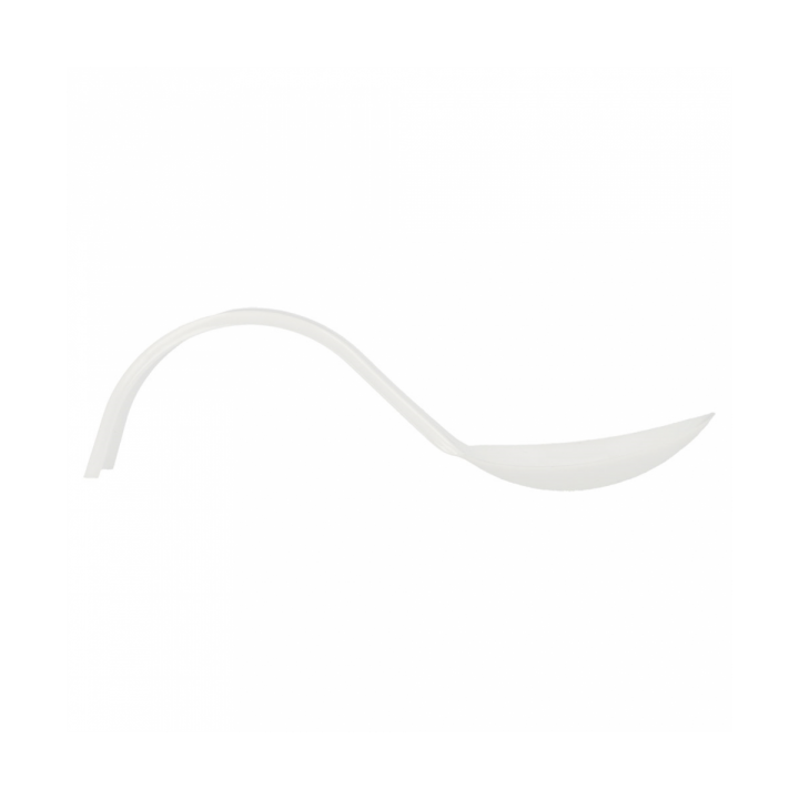 Tasting Spoon PS Curved White 13 cm (50 Units) 