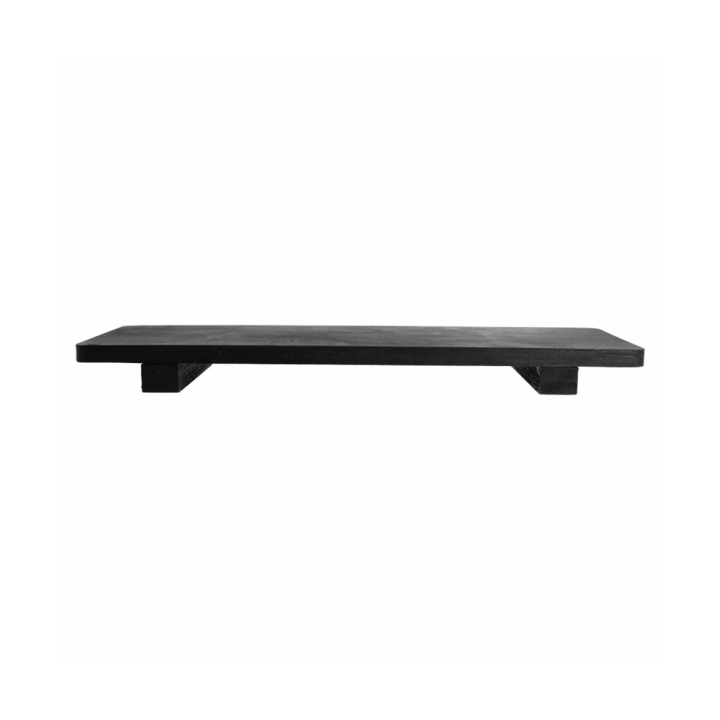 Bamboo Sushi Tray Black 30x11x2,5cm (40 Units)