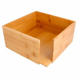 Bamboo Napkin Holder 21x21x10cm (1 Unit) 