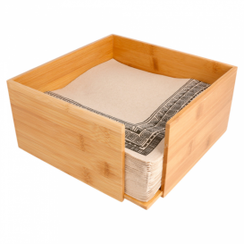 Bamboo Napkin Holder 21x21x10cm (1 Unit) 