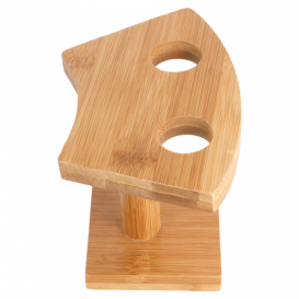 Bamboo Serving Cone Holder 2 slots (1 Unit) 