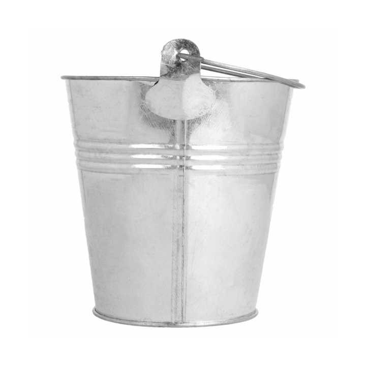 Serving Bucket Steel Ø10x10cm (12 Units)