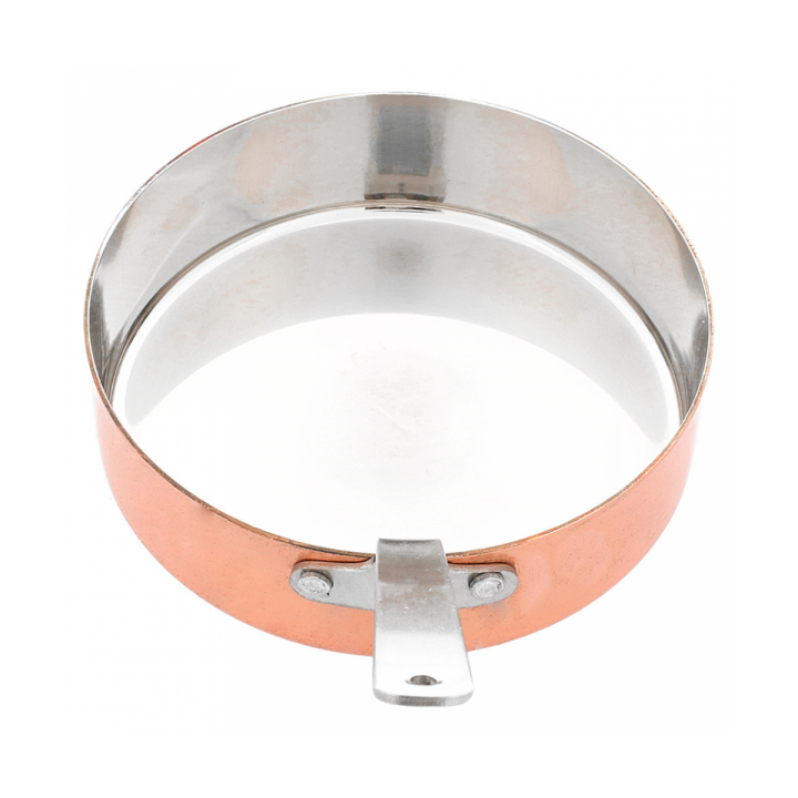 Serving Mini Fry Pan Tray Steel Copper Ø12x3,5cm (1 Unit) 
