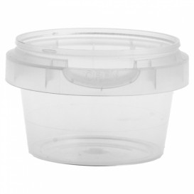 Plastic Deli Container Tamper-Evident PP 30ml Ø4,8cm (20 Units)