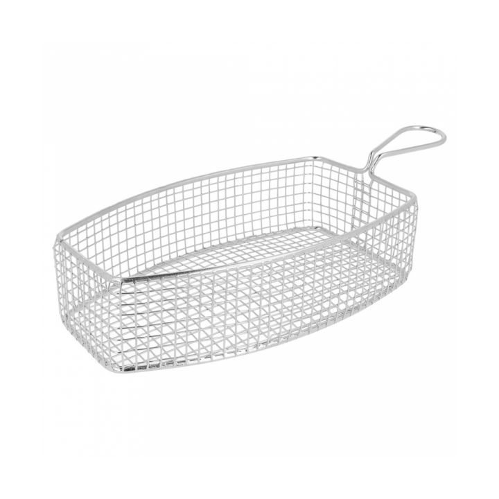 Serving Mini Fryer Container Steel 23x13x6cm (1 Unit) 