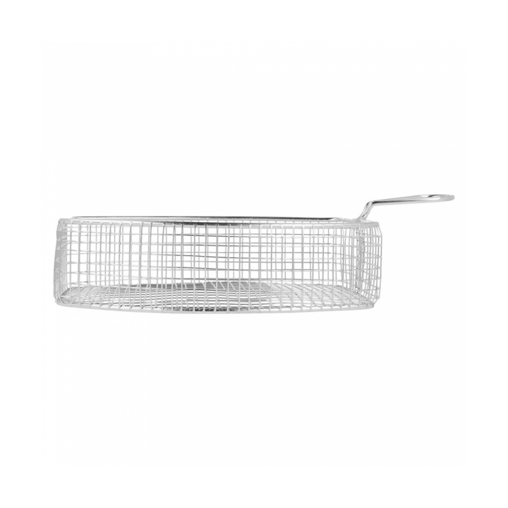 Serving Mini Fryer Container Steel 23x13x6cm (6 Units)