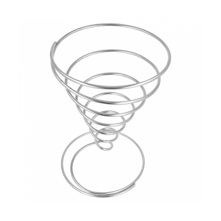 Serving Basket Containers Steel Ø10,5x15,5cm (6 Units)