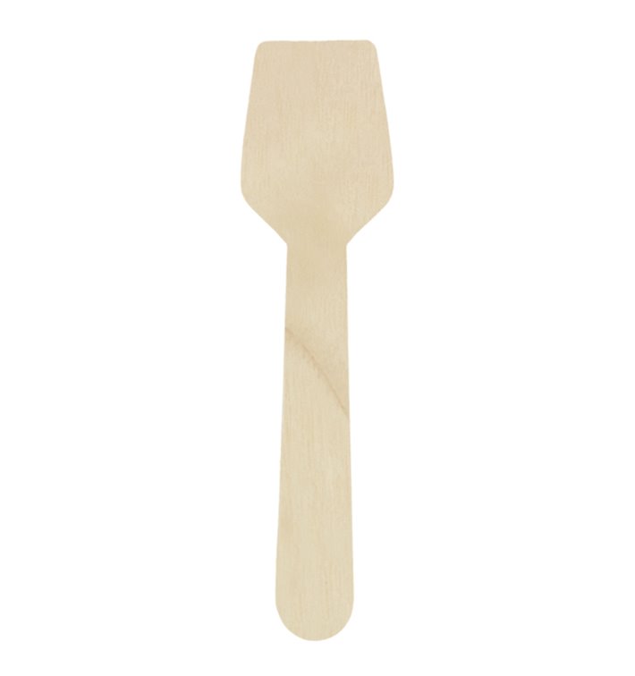 Wooden Ice Cream Spoon 9,5cm (100 Units)  