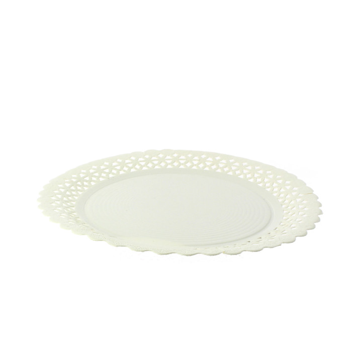Paper Plate Round Shape Doilie White 28cm (50 Units) 