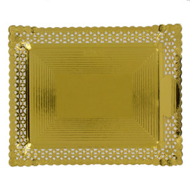 Paper Doilies Round shape Gold 200 mm (1 Unit)
