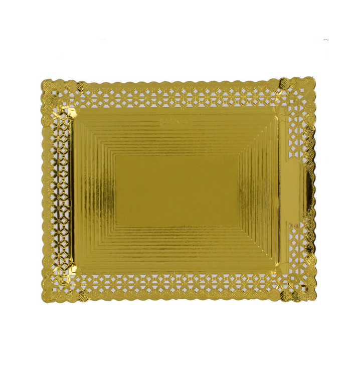 Paper Doilies Round shape Gold 200 mm (1 Unit)