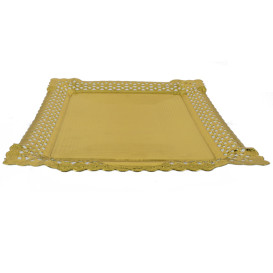 Paper Doilies Round shape Gold 200 mm (1 Unit)