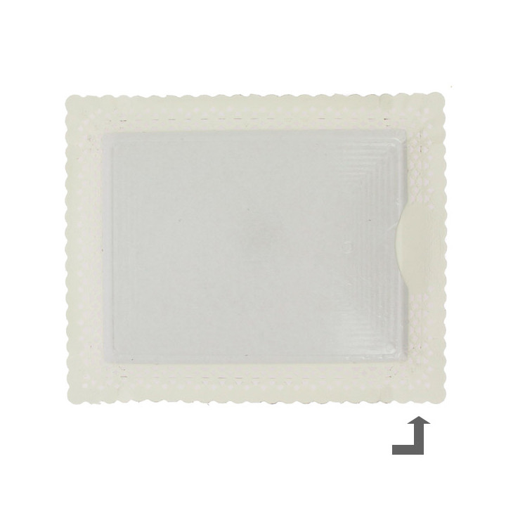 Paper Doilies Round shape Black 200 mm (50 Units) 