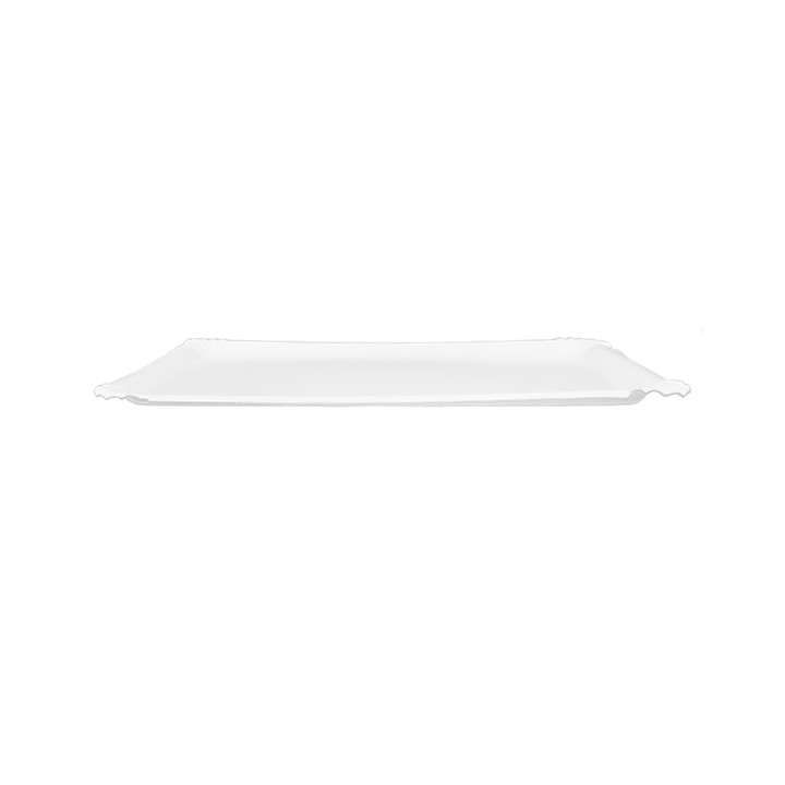 Paper Tray Rectangular shape White 22x28cm (100 Units)  