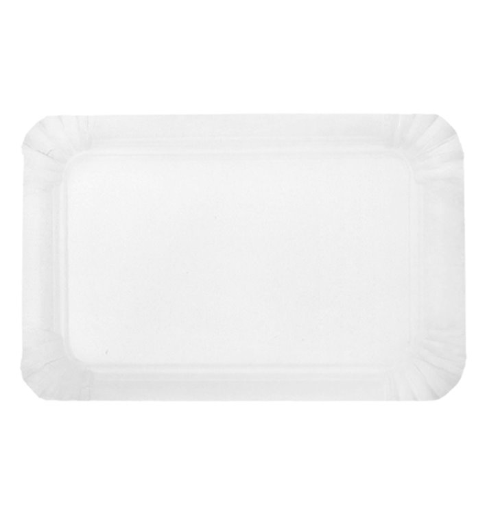 Paper Tray Rectangular shape White 14x21 cm (1400 Units)