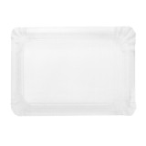 Paper Tray Rectangular shape White 16x22 cm (100 Units)  