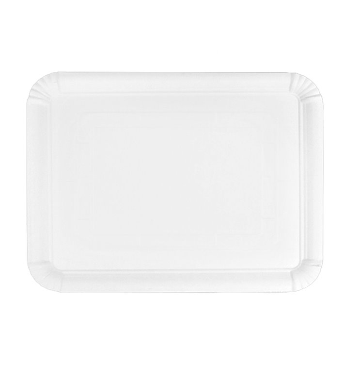 Paper Tray Rectangular shape White 20x27 cm (800 Units)