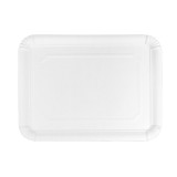 Paper Tray Rectangular shape White 24x30 cm (100 Units)  
