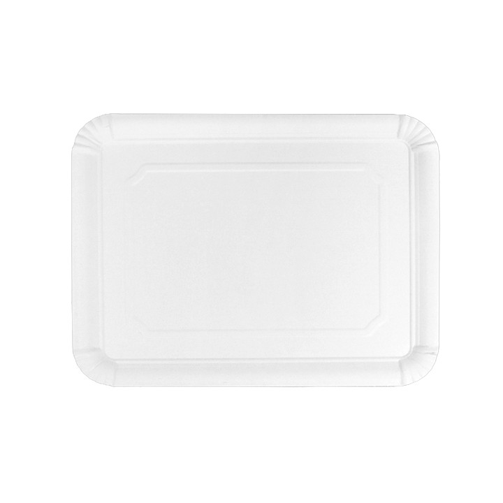 Paper Tray Rectangular shape White 24x30 cm (100 Units)  