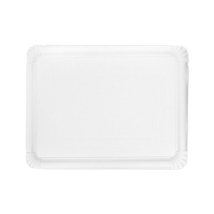Paper Tray Rectangular shape White 28x36 cm (100 Units)  