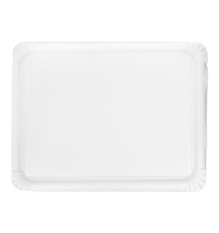 Paper Tray Rectangular shape White 28x36 cm (300 Units)