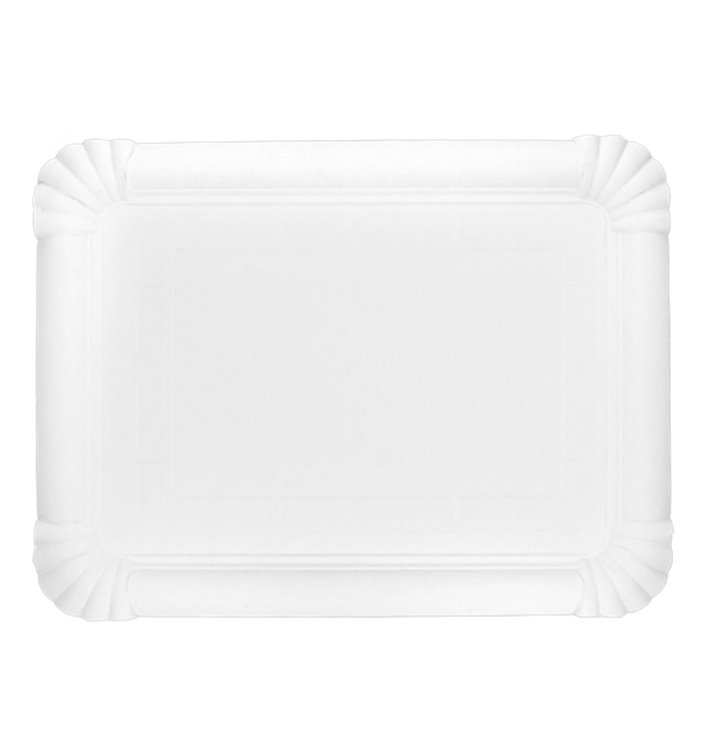 Paper Tray Rectangular shape White 18x24 cm (800 Units)