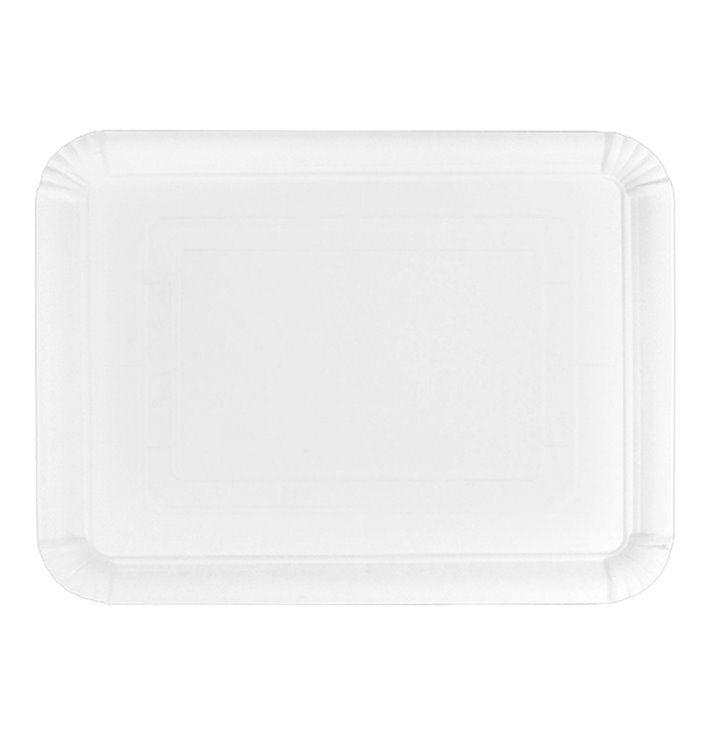 Paper Tray Rectangular shape White 25x34 cm (100 Units)  