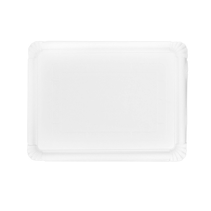 Paper Tray Rectangular shape White 34x42 cm (50 Units) 