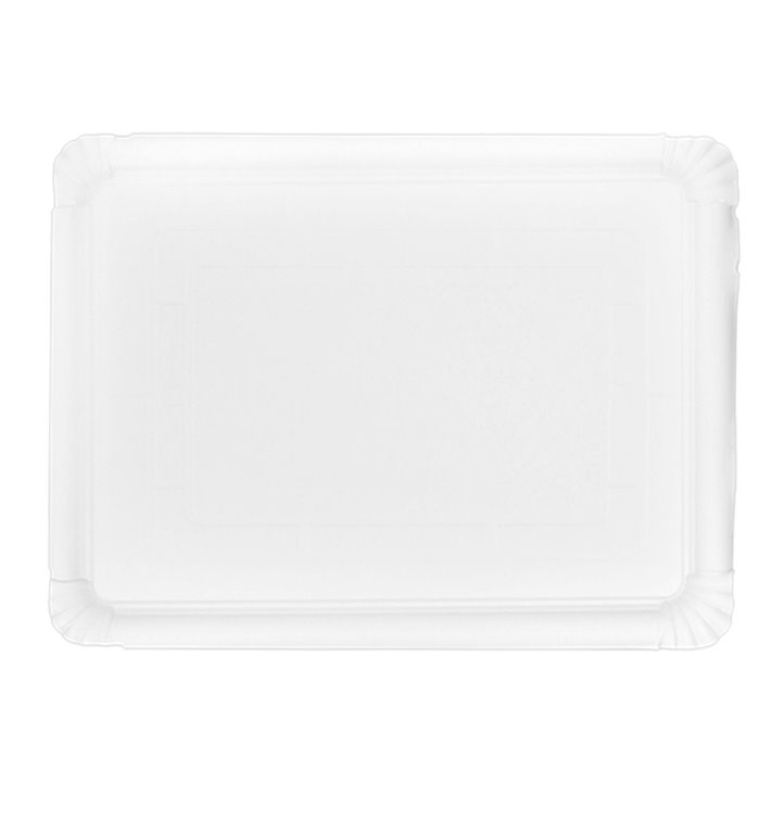 Paper Tray Rectangular shape White 34x42 cm (200 Units)