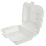 Foam Baguette Container White 1,85x1,5x0,70cm (125 Units)